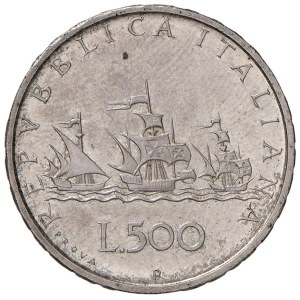 Italian Republic - REPUBBLICA ITALIANA 500 Lire 1957 Prova AG RRR Un ...