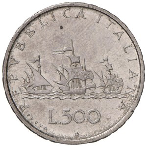 Italian Republic - REPUBBLICA ITALIANA 500 Lire 1957 Proof AG RRR Un ...