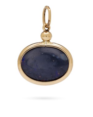 Australian opal pendant, early 21st century.