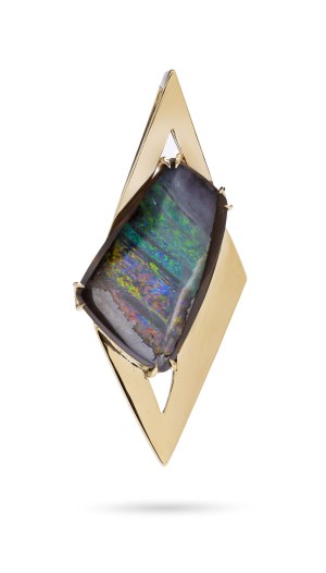 Australian opal pendant, early 21st century.