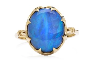 Australian opal ring, early 21st century.