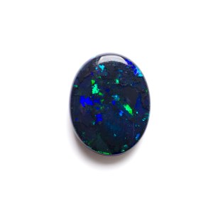 Opal australijski czarny (Lightning Ridge), lata 70. XX w.