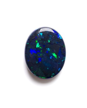 Opal australijski czarny (Lightning Ridge), lata 70. XX w.