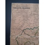 Karte des Königreichs Polen 1878