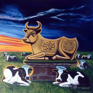 Maciej Majewski, Golden Calf, Sacred Cows and Stars in the Distance, 2025