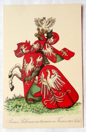 PRINCE Polonais au tournoi en France (XV-e Siécle). [King of Poland].
