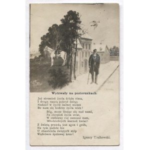 WYTRWAŁY na posterunkach. Już strumień życia ścięła zima, / I drogę naszą pokrył śnieg; /...