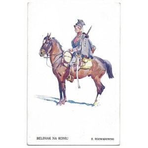 [NKN]. Serya V. Legiony Polskie. Beliniak na koniu. [Mal.] Z. Rozwadowski.