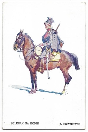 [NKN]. Seriea V. Polish Legions. Beliniak on horseback. [Mal.] Z. Rozwadowski.