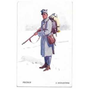 [NKN]. Serya V. Legiony Polskie. Piechur. [Mal.] Z. Rozwadowski.