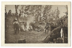 [NKN]. Seriea XVIII. 2nd Lancers Regiment Leg. pol. By the fire.