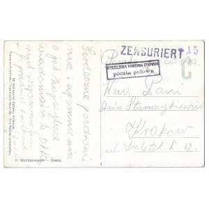 [LEGIONY]. Piecz.: Strzelecka Komenda Etapowa poczta polowa.
