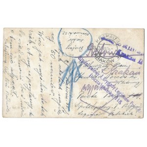 [LEGIONY]. Piecz.: Szpital polowy I. Brygady Legionów Polskich Poczta polowa 118.