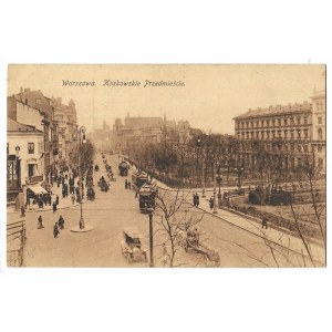 [WARSZAWA]. Warszawa. Krakowskie Przedmieście.