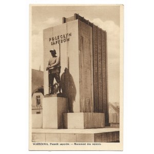 [WARSZAWA]. Warszawa. Pomnik saperów. - Monument des sapeurs.