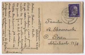 [WOLSZTYN]. Wollstein - Adolf-Hitler-Strasse.