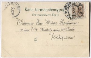 [KRAKOW]. From Krakow. Cloth Hall. Church [!] of the N. Panny Maryi. Florian Street and Gate.