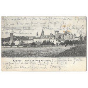 [KRAKÓW]. Kraków. Wawel od strony Skałecznej.