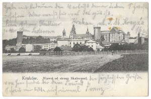 [KRAKOW]. Cracow. Wawel Castle from the side of Skałeczna Street.