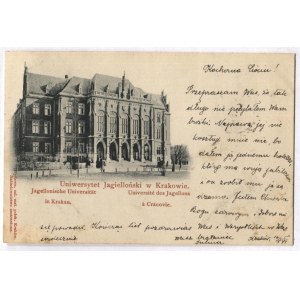 [KRAKÓW]. Uniwersytet Jagielloński w Krakowie. Jagellonische Universität in Krakau....