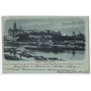 [KRAKÓW]. Wawel w Krakowie. Königl. Schloss Wawel mit der Domkirche in Krakau. Wawel (Château royal) à Cracovie....