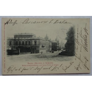 [KRAKÓW]. Kasyno Oficerskie w Krakowie. Militär-wissenschaftlicher und Casino-Verein in Krakau.