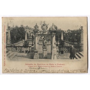 [KRAKOV]. Rybník svatého Stanislava na Skałce v Krakově.
