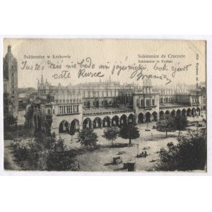 [KRAKÓW]. Sukiennice w Krakowie. Sukiennice de Cracovie. Sukiennice in Krakau,.