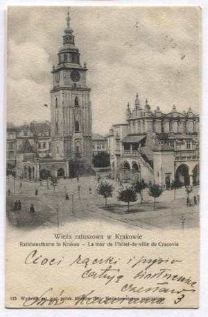 [KRAKOW]. The city hall tower in Krakow.