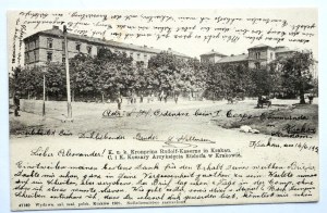 [KRAKOW]. C. and K. Barracks of Archduke Rudolf in Cracow.