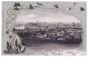 [KRAKOW]. Krakau Totalansicht von Krakau / Cracow General view of Cracow.