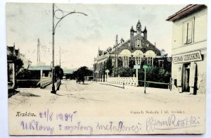 [KRAKOW]. Kraków. Sokol building and Wolska street.
