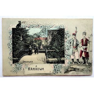 [KRAKÓW]. Pozdrowienie z Krakowa.