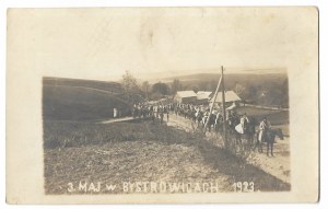 [BYSTROWICE]. May 3 in Bystrowice 1923.