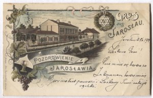 [JAROSŁAW]. Greetings from Jaroslaw. Gruss aus Jarosłau. K. u. k. Militär-Cassino.