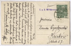 [TARNOV]. Tarnów. Real school inside (26. II. 1915.). Tarnow. Realschule, innen.