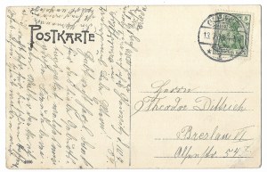 [GLIWICE]. Gleiwitz. Promenade mit Treibhaus.