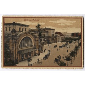 [KATOWICE]. Kattowitz, Bahnhof.