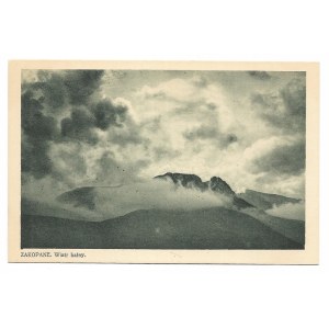 [TATRY]. Zakopane. Wiatr halny.