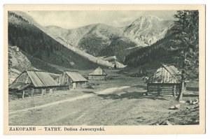 [TATRY]. Zakopane - Tatra Mountains. Jaworzynka valley.