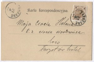[ZAKOPANE]. Willa Podlasie and c. k. Post Office-Zakopane.