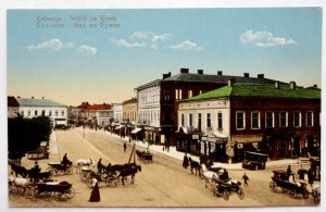 [KOLOMYIA]. Kolomyja - Kolomija [Cyrillic]. A view of the market square.