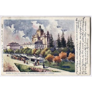 [LWÓW]. Katedra św. Jura we Lwowie. St. Georg-Kathedralkirche in Lemberg.