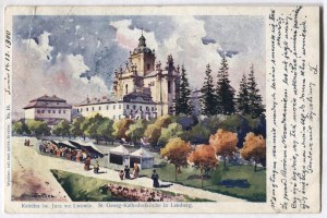 [LVIV]. St. George's Cathedral in Lviv. St. Georg-Kathedralkirche in Lemberg.