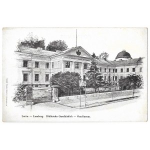 [LWÓW]. Lwów - Lemberg. Biblioteka Ossolińskich - Ossolineum.