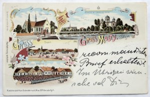 [GROSS BRIDGES]. Gruss aus Gross Mosty. Galizien.