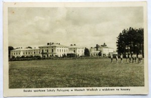 [GREAT BRIDGES]. The sports field of the Police School in Great Bridges overlooking the barracks.