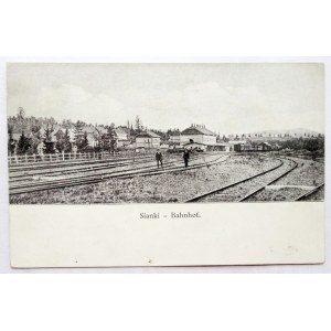 [SIANKI]. Sianki - Bahnhof.