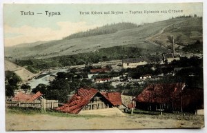 [TURKA]. Turka - Turka [Cyrillic]. Kriser's sawmill on the Stryj River.