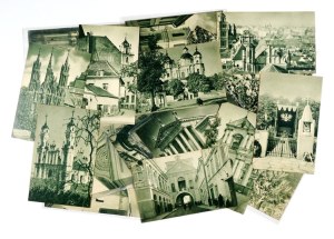 [VILNA]. [Vilnius in the photographs of J. Bulgak, 18 postcards. Nos. 1-17, 19].